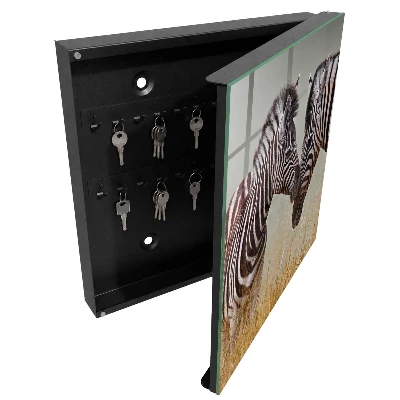Schlüsselschrank Zebras zusammen