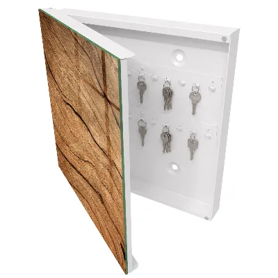 Schlüsselschrank Holzstruktur