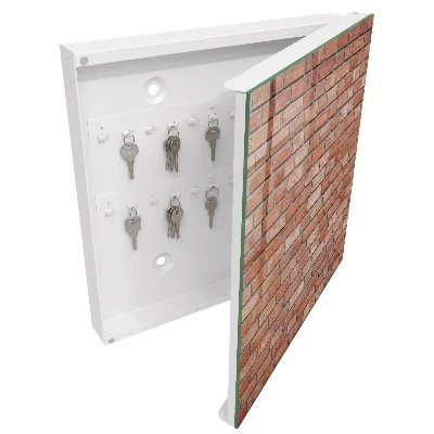 Schlüsselkasten modern Ziegelmauer