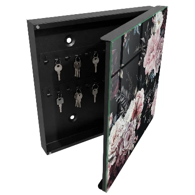 Schlüsselschrank mit Blumenzauber Motiv