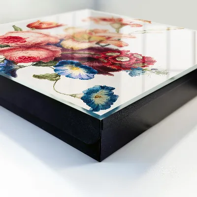 Schlüsselkasten modern Bunte Blumen