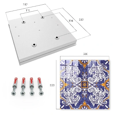 Schlüsselschrank Pflanzenornament