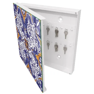 Schlüsselschrank Pflanzenornament