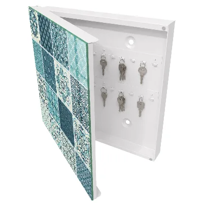 Schlüsselschrank für den Flur Retro-Mosaik