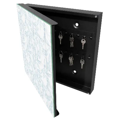 Schlüsselschrank Blumenmuster