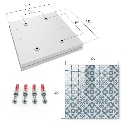 Schlüsselschrank für den Flur Geometrische Eleganz