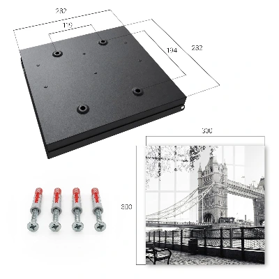 Schlüsselschrank gotische Brücke