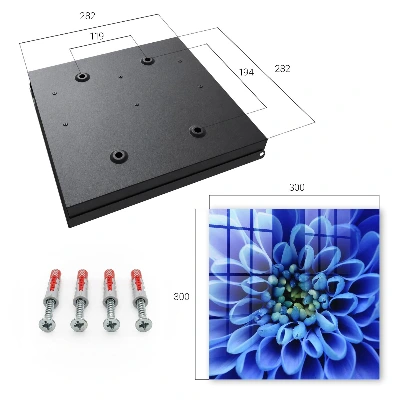 Schlüsselschrank Blaue Blume