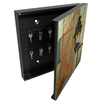 Schlüsselschrank für den Flur Retro-Lampe