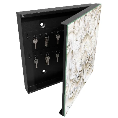 Schlüsselschrank Blumenschmuck