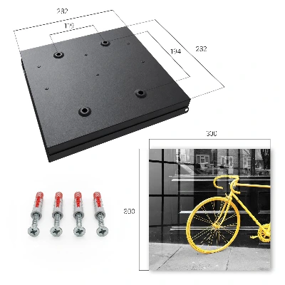 Schlüsselkasten modern Gelbes Fahrrad