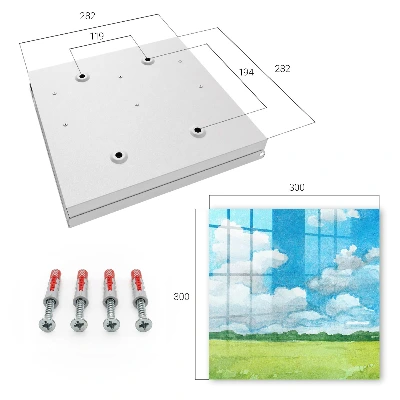 Schlüsselkasten modern Sommerlandschaft