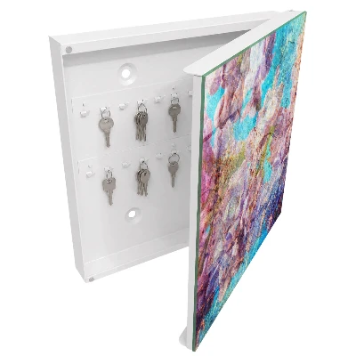 Schlüsselschrank für den Flur Bunte Blumen