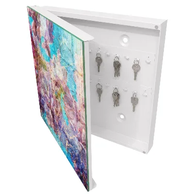 Schlüsselschrank für den Flur Bunte Blumen