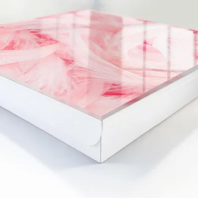 Schlüsselschrank für den Flur Rosa Federn