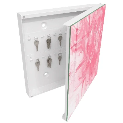 Schlüsselschrank für den Flur Pink Zephyr