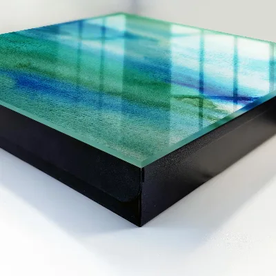 Schlüsselkasten modern Aquarellblau