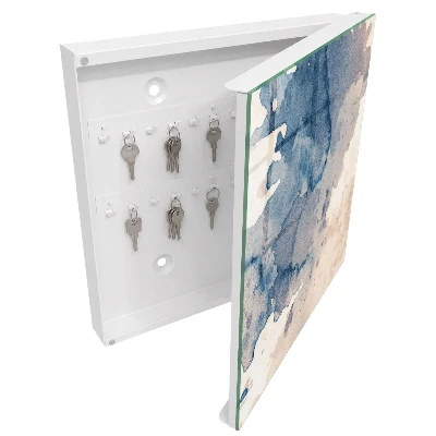 Schlüsselschrank für den Flur Wasserfarbenflecken