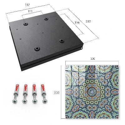 Schlüsselschrank für den Flur Farbenfrohes Mosaik