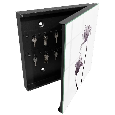 Schlüsselschrank Minimalistische Blumen