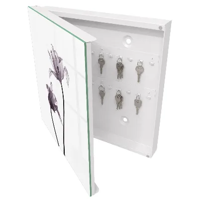 Schlüsselschrank Minimalistische Blumen