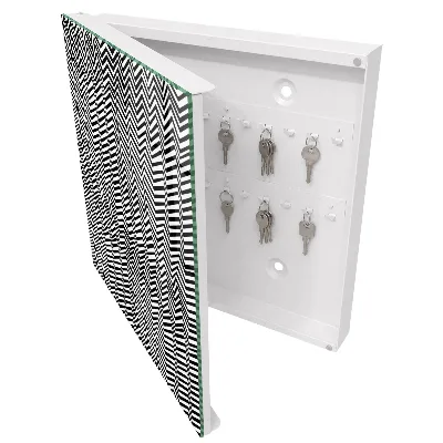 Schlüsselschrank für den Flur Zickzacklinien dynamisch