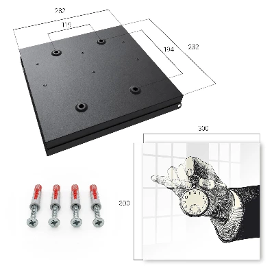 Schlüsselschrank für den Flur Taschenuhr