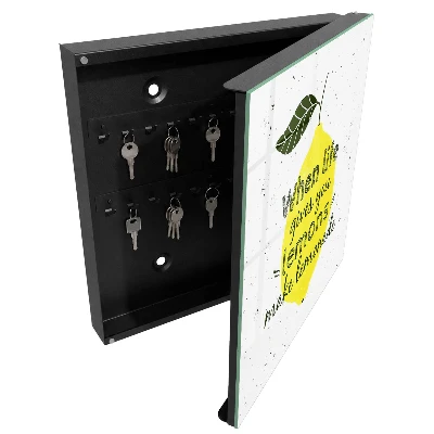 Schlüsselschrank Zitronenmotiv