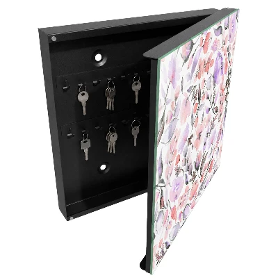 Schlüsselschrank Pastellblumen