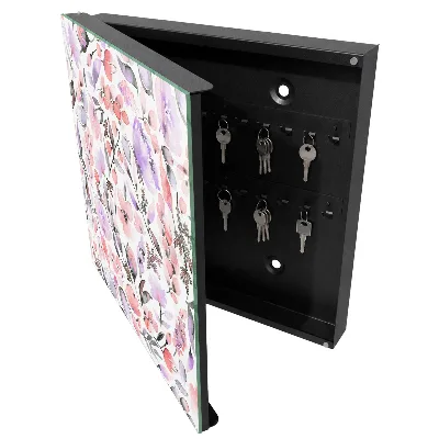 Schlüsselschrank Pastellblumen