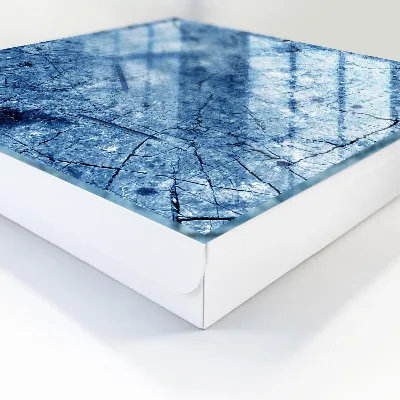 Schlüsselschrank für den Flur Blaue Textur