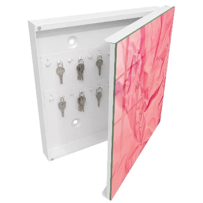 Schlüsselschrank Rosa Textur