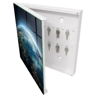 Schlüsselschrank für den Flur Nacht Erde