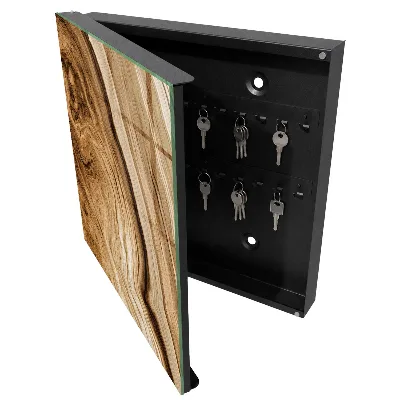 Schlüsselschrank für den Flur Wellen aus Holz