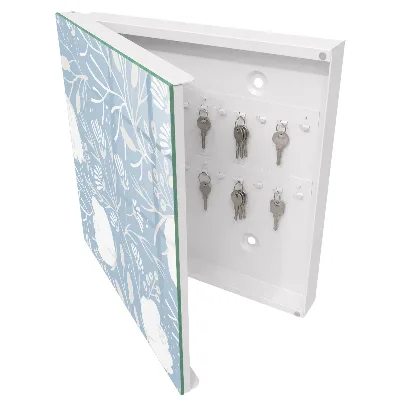 Schlüsselschrank für den Flur Pflanzenmotive