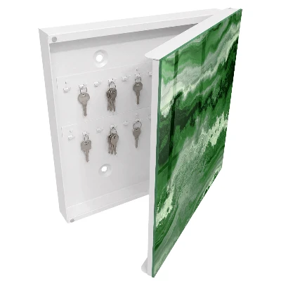 Schlüsselschrank für den Flur Grüne Struktur