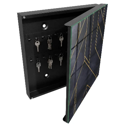 Schlüsselschrank für den Flur mit geometrischer Struktur