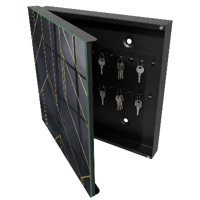 Schlüsselschrank für den Flur Geometrische Struktur