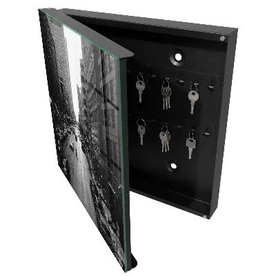 Schlüsselschrank Alltagsleben in der Stadt