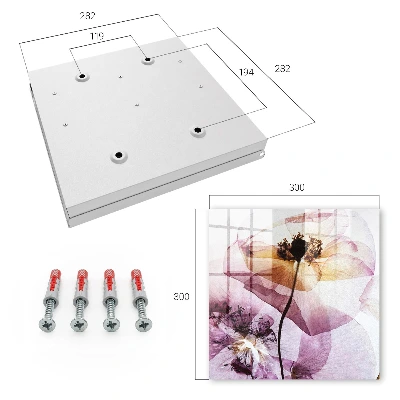 Schlüsselschrank für den Flur Florale Eleganz