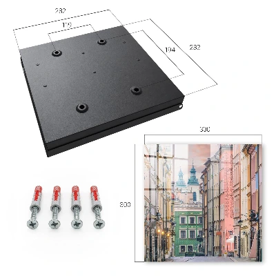 Schlüsselschrank Bunte Mietshäuser