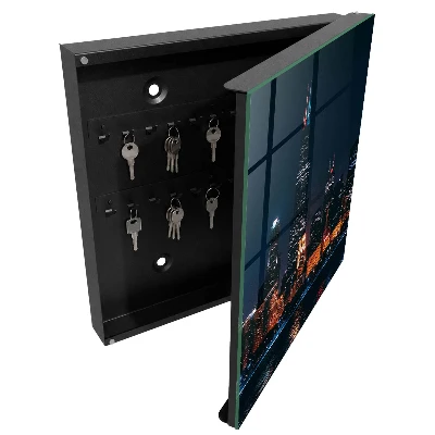 Schlüsselschrank für den Flur Nachtstadt