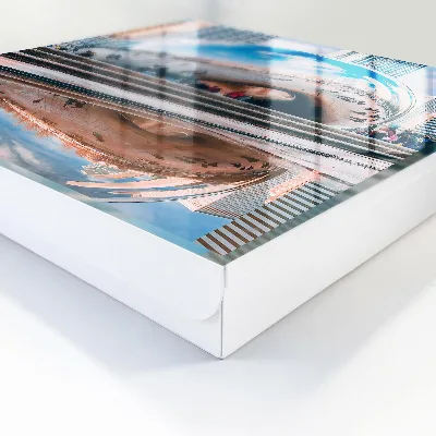 Schlüsselkasten modern Städtische Spiegelung