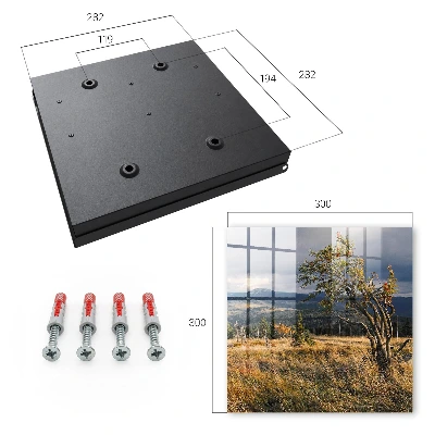 Schlüsselschrank Herbstlandschaft