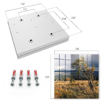 Schlüsselschrank Herbstlandschaft