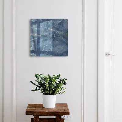 Schlüsselkasten modern Blauer Marmor