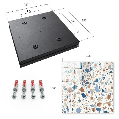 Schlüsselschrank für den Flur Steinmosaik