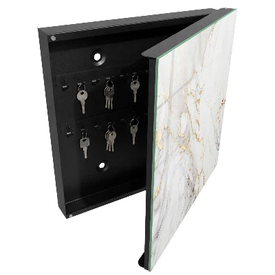 Schlüsselschrank für den Flur Marmor-Eleganz