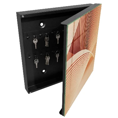 Schlüsselschrank mit Motiv abstrakte Wellen
