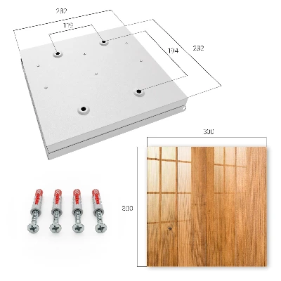 Schlüsselschrank für den Flur Holzstruktur